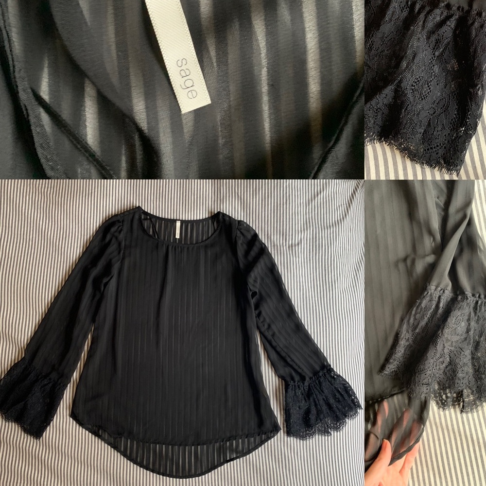 Sage blouse